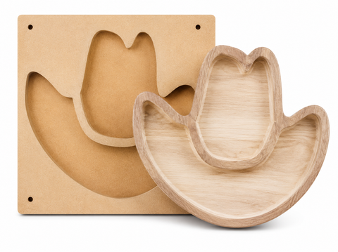 COWBOY HAT BOWL TEMPLATE