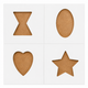 NLT1 Template with Bowtie, Oval, Heart, and Star