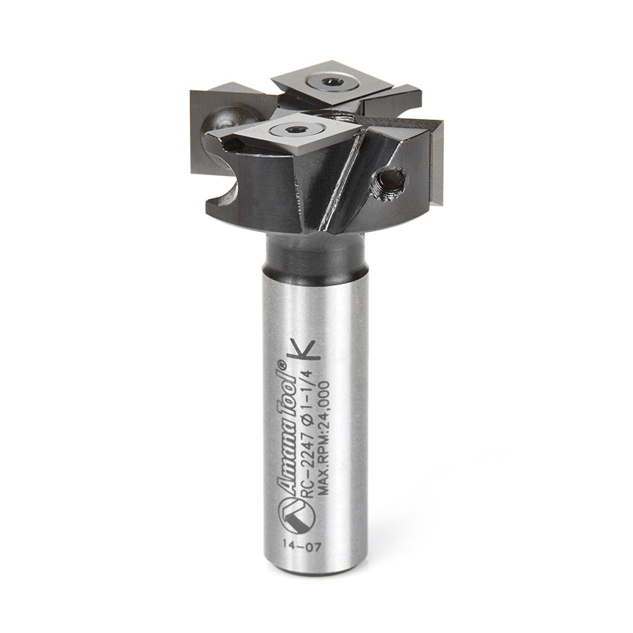 RC-2247 1-1/4″ Dia, 27/64″ Cut Length, 2-17/64″ Overall Length 1/2″ Shank Amana