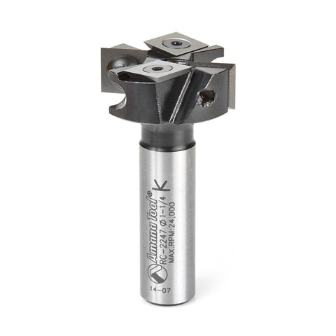 RC-2247 1-1/4″ Dia, 27/64″ Cut Length, 2-17/64″ Overall Length 1/2″ Shank Amana