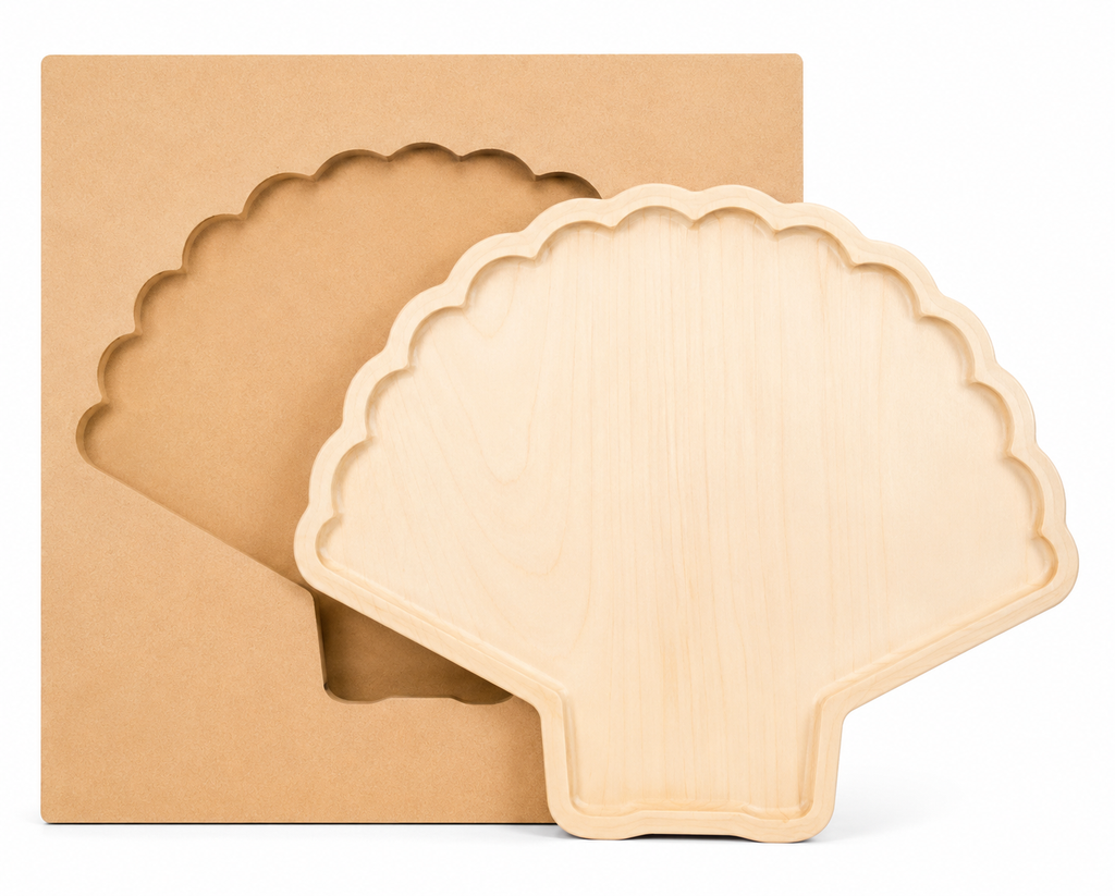 SCALLOP SHELL BOWL TEMPLATE