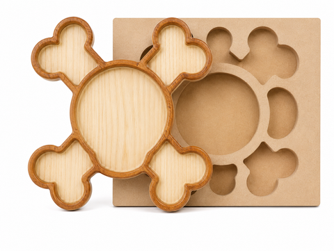 SKULL & CROSSBONES BOWL TEMPLATE