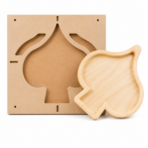 SPADE CARD SUIT BOWL TEMPLATE
