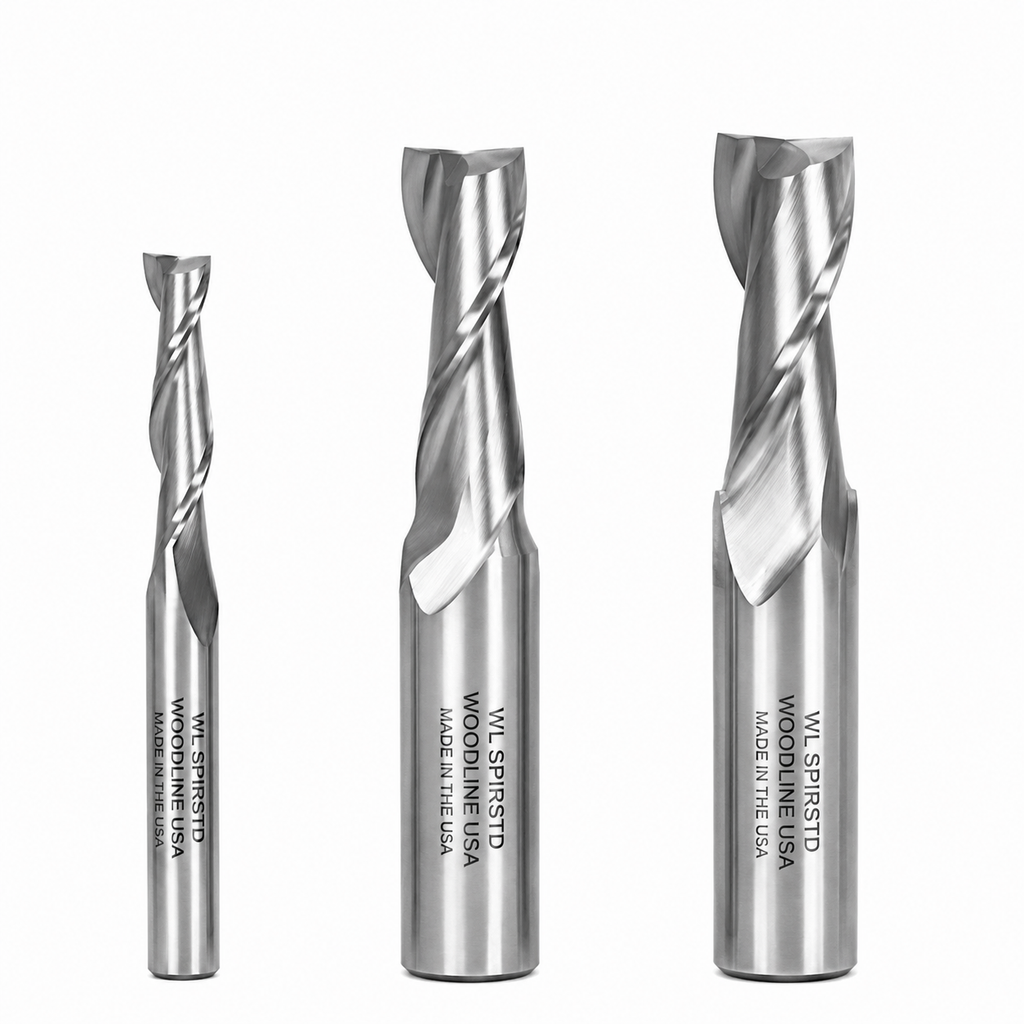 SOLID CARBIDE SPIRAL ROUTER BIT SETS