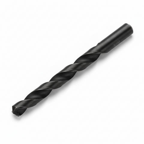 Black Oxide Drill Bit – M2 High-Speed Steel, 135° Tip, Round Shank