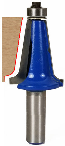 Base Molding Router Bit WL-1433 Ranch 1-3/8" Dia, 1-5/8" Cut Length, 1/2" Shank Woodline USA