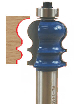 Architectural Molding Router Bit WL-1440-1 7/8" Dia, 1" Cut Length, 1/2" Shank Woodline USA
