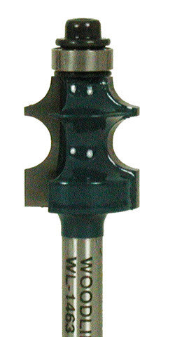 WL-1463 Full & Partial Bead 5/32" Radius, 5/16" Bead, 3/4" Dia, 7/8" Cut Length, 1/4" Shank Woodline USA