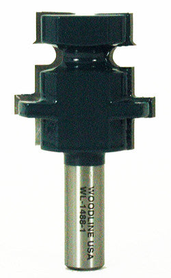 WL-1488-1 1pc 1/4" Rounded Slot for Flooring with Nail Relief, 1/4" x 1/4" Tooth, 1-3/4" Dia, 1-1/2" Cut Length, 1/2" Shank Woodline USA