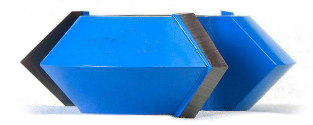 90° V Groove Shaper Cutter WL-1574M Male, 3/4" Cut Length, 2-5/8" Dia, 3/4" Bore