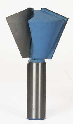 Birdmouth Bit WL-1916 67.5°/22.5° Angles, for 16 Sides, 1-15/32" Length, 1/2" Shank Woodline USA