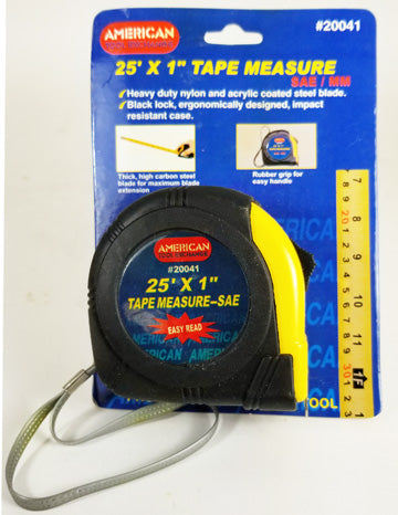 20041 25' x 1" Steel Tape Measure