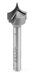 POINT CUTTING ROUNDOVERS/DECORATIVE BEADING ROUTER BITS