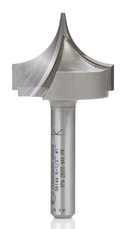 POINT CUTTING ROUNDOVERS/DECORATIVE BEADING ROUTER BITS