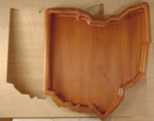 OHIO - 12" X 12" MDF Template. 