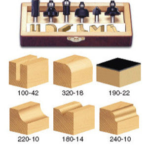 TRS-240 ALL PURPOSE ROUTER BIT SET