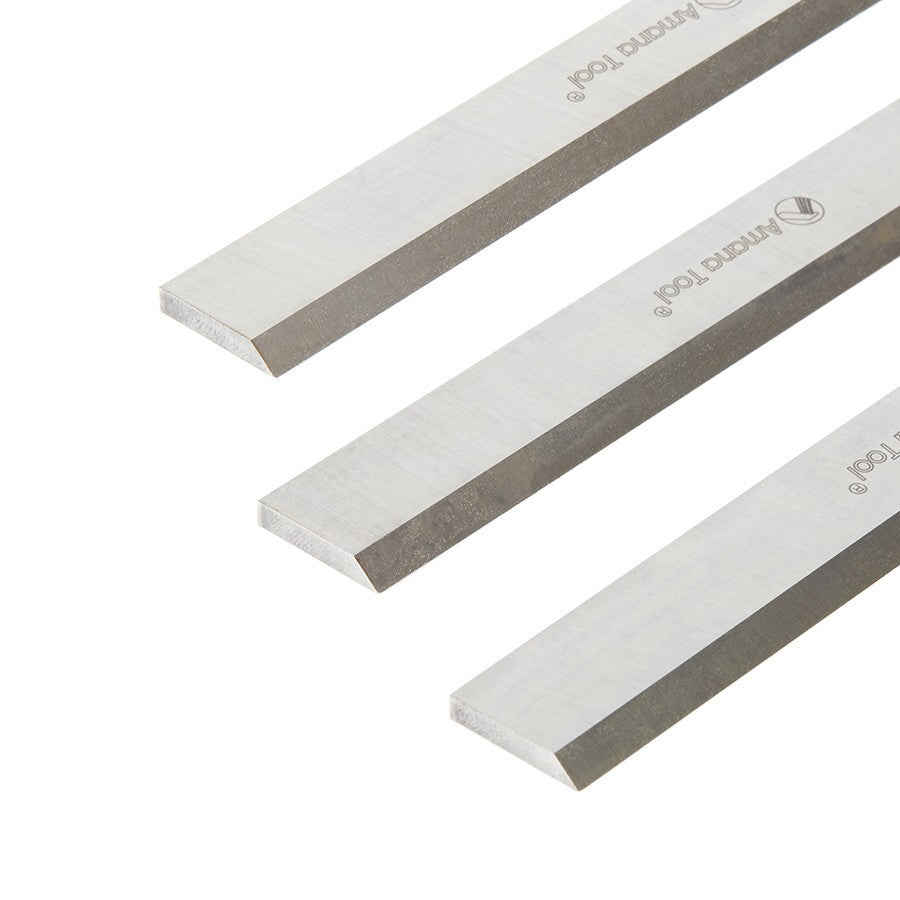 HSS Flat Back Planer & Jointer Knives - Set of 3